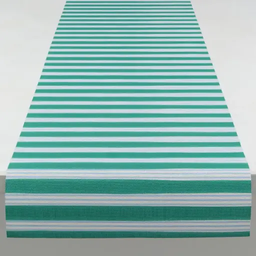 [1270470001] FESTIVE STRIPE GREEN RUNNER, 101113-001,  CHILEWICH, 101113-001
