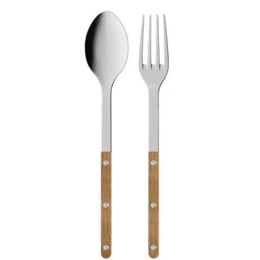 [1020590124] BISTROT TEAK JGO DE SERVIR X2 PZS, SABRE 