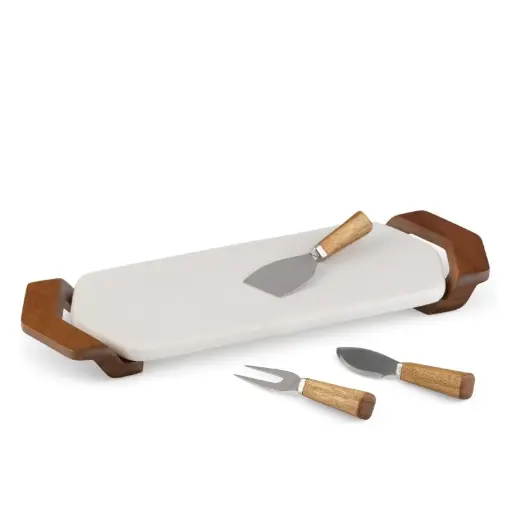 [1220050010] CHEVRON TABLA DE QUESO c/cuchillo MT1527, NAMBE, MT1527