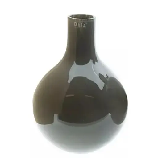 [1810010105] ELEGANZA  FLORERO BOTELLA GRIS 28CM,1530387, DUTZ, 1530387