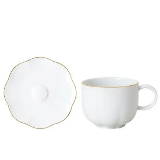 [1010970024] SONETTO GOLD - TAZA TE C/ PLATO, 14772/71, ROSENTHAL , 10600-405231-14772