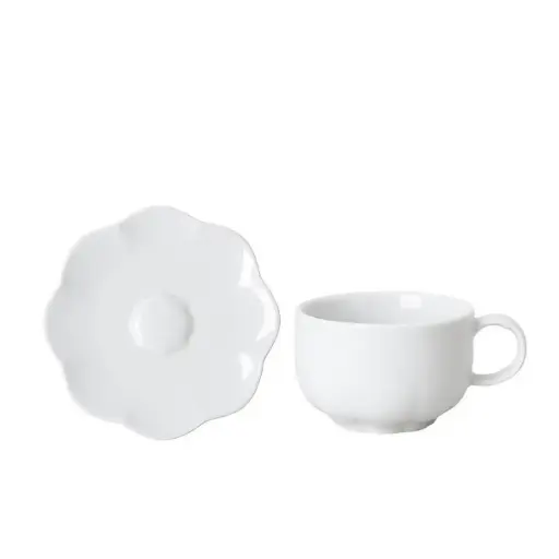 [1010980020] SONETTO BIANCO - TASA CAFÈ C/PLATO, 14717/16, ROSENTHAL, 10600-800001-14717