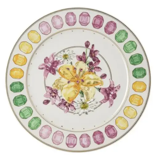 [1010240057] IDYLLIA BOUQUET - PLATO BASE 33CM, 10263, SWAROVSKI, 10450-426401-10263