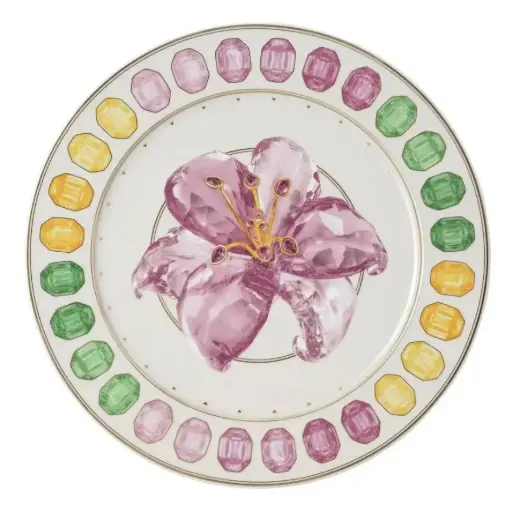 [1010240060] IDYLLIA LILY - PLATO BASE 33CM, 10263, SWAROVSKI, 10450-426404-10263