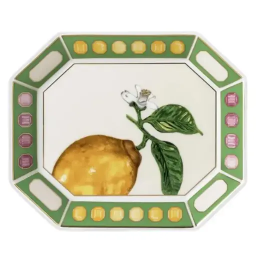 [1010240068] IDYLLIA GREEN - PLATO PAN 15X12CM, 22152, SWAROVSKI, 10570-426409-22152
