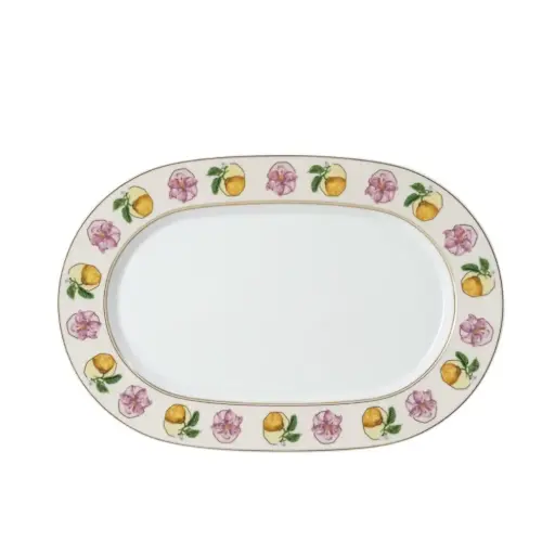 [1010240070] IDYLLIA MARSHMALLOW - FUENTE OVAL 34CM, 12734, SWAROVSKI, 10470-426400-12734