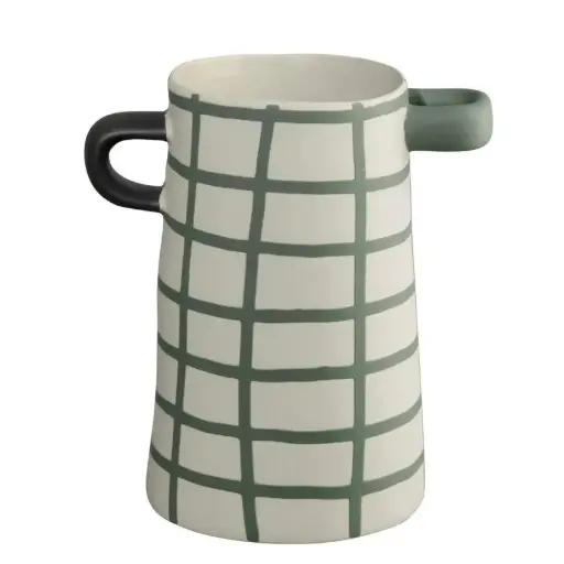 [1120050154] RAYU - FLORERO VERDE CHEQUERED 17CM, 84832130, ASA SELECTION , 84832130