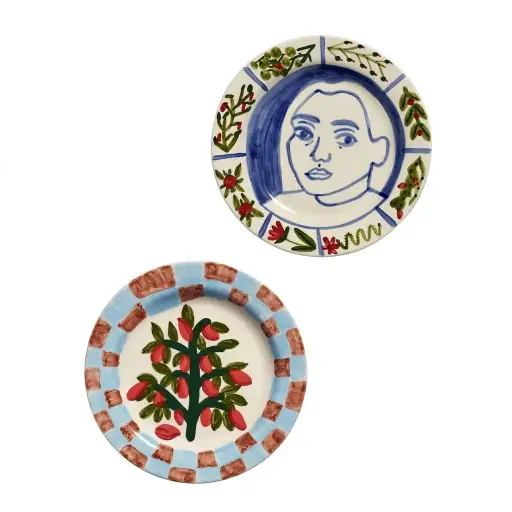 [1890010014] INTI MUNAY - SET 2 PZS DE PLATOS LLANOS 25CM, B8926105-999, SERAX, B8926105-999
