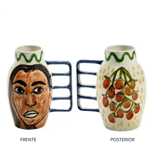 [1890030036] SANTIAGO DE BORJA - FLORERO PIJUAYO BLANCO 23CM , B8925003-999, SERAX, B8925003-999