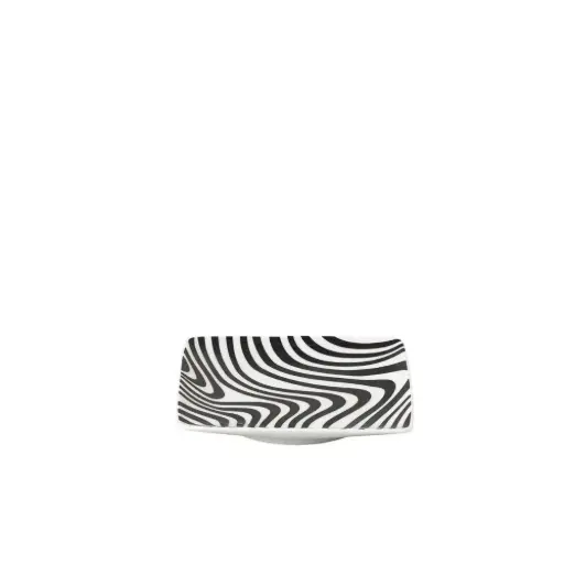 [1180290018] HOME MONOCHROME ZEBRA BOWL CUADRADO 12 CM, 15253, ROSENTHAL, 11940-426464-15253